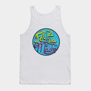 lettering dia de la madre Tank Top